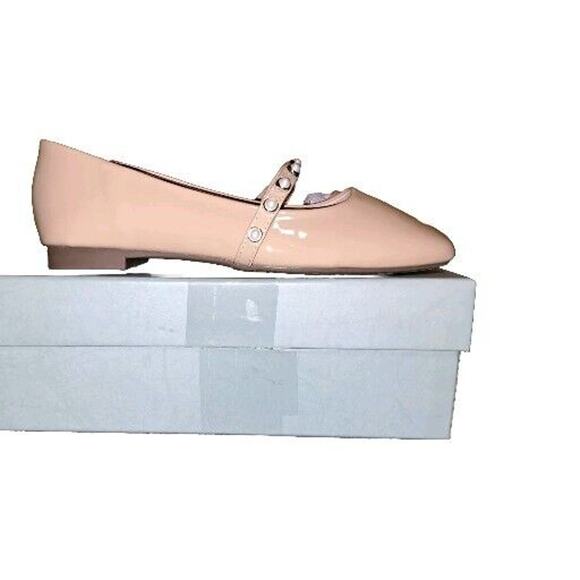 C. Paravano Shoes - C. Paravano Beige Mary Jane Square Toe Comfort Flat Shoe 36 EU 5.5 US